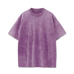 Camisetas Extra Grandes para Hombre con Lavado Ácido, Ropa Urbana Personalizada con Diseño Impreso Único - Product Image 4