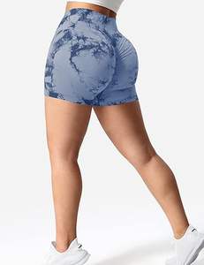 LULUL3M_ON Wholesale Price New High Quality <b>Slim</b>-Fit Gym Yoga shorts <b>Legging</b> Women Solid Color High Waisted <b>Leggings</b> - Product Image 3