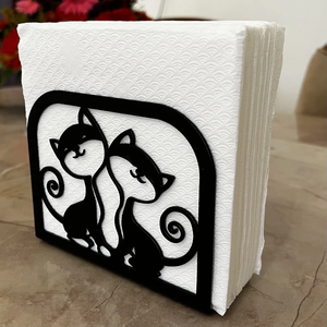 2025 porte-serviettes en métal fini or Design floral pour Table à manger cuisine ou café organisateur de mouchoirs de table à bas prix - Product Image 5