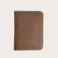 Harga Murah dompet kulit pria desain terbaik pabrik grosir dompet kulit Slim Fit ramping terlaris