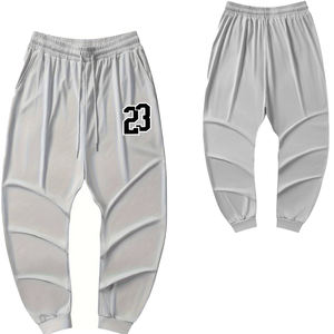 Pantalon de jogging décontracté grande taille pour hommes Pantalon de survêtement Streetwear personnalisé doux et confortable avec taille élastique au prix d'usine - Product Image 1