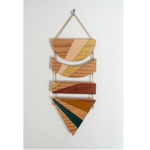 Stylish Modern Wooden <b>Wall</b> <b>Hanger</b> Designed For Contemporary Home Interiors And Entryway <b>Wall</b> Organization - Product Image 5