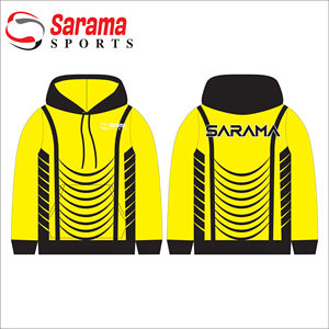 Pull à capuche en polyester pour homme, logo personnalisé, unisexe, 100% polyester - Product Image 3