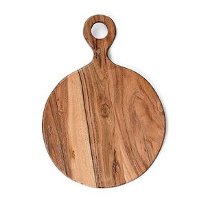 Planche à découper élégante en bois ACACIA nouveauté planche à pizza ARTISAN AURA pour la cuisine et le restaurant décor coupe des aliments - Product Image 6