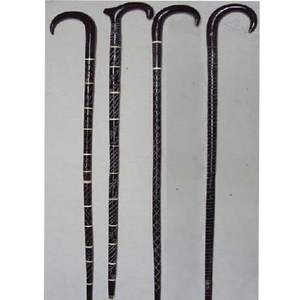 Mango de palo de cuerno de búfalo de tamaño personalizado de alta calidad, punta de goma de mano de palo de vaca de Color Natural para senderismo actividades al aire libre - Product Image 2