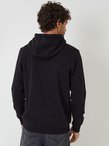 Sweat à capuche noir respirant coupe décontractée avec manches élégantes Impression numérique Logo avant Marfa International - Product Image 3