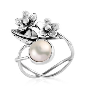 Proveedor indio Anillo solitario de perlas clásicas Joyería atemporal para bodas o aniversarios disponibles para suministro al por mayor - Product Image 1