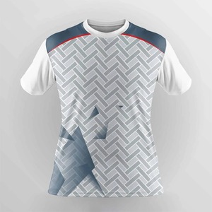 T-shirt imprimé en 3D, vêtements de tennis de table, vêtements d'entraînement de badminton, t-shirt imprimé pour garçons, stock de vêtements de sport respirant grande taille - Product Image 3