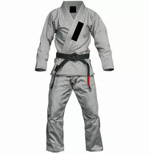 Alta calidad ligero 100% algodón Jiu Jitsu Kimono uniforme de entrenamiento BJJ Gi personalizable ropa de artes marciales profesional - Product Image 3