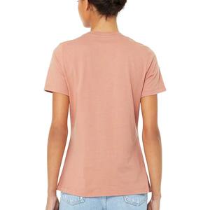 T-shirt uni à col ras du cou pour femme, sur mesure, spécial pour l'été - Product Image 6