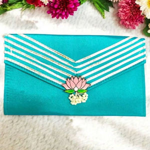 Modern Style Handbag Custom Beaded Clutch Bag with Geometric Pattern, Handmade Womens Purse for Wedding, Evening Events - Product Image 1