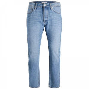 Hip Hop Streetwear Distressed Denim Pants Casual Wear Jeans Wholesale <b>Men</b> Straight Classic Jeans Pants - Product Image 1