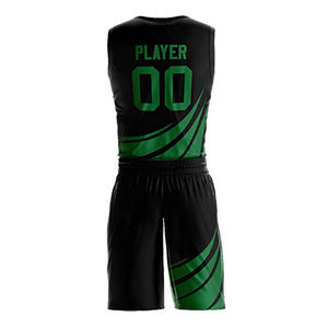 Ensemble de maillots de basket-ball réversibles en polyester 100% de haute qualité pour hommes, vêtements d'entraînement de baseball et de softball respirants personnalisables - Product Image 6