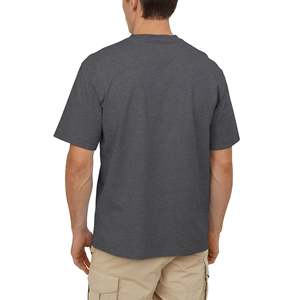 <b>Men's</b> T-Shirts Fashion Blank Oversized Tshirt Streetwear Graphic Screen Printed 100% Cotton Loose Fit Ringer T-shirt for <b>men</b> - Product Image 4