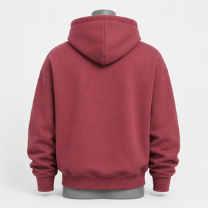 Sweat à capuche oversize pour homme - 100% coton molletonné, séchage rapide et écologique, respirant, style décontracté, coupe ample, texture douce, pour un usage quotidien - Product Image 3