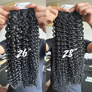 Chaude 100% Naturel Vietnamien Remy Extensions De Cheveux De Haute Qualité 10-28 Pouces Bundles Profonde Bouclés Cuticule Aligné Machine Trame Top - Product Image 6