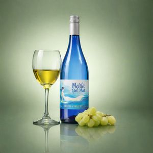 Vino Blanco Maria del Mar Bajo en Alcohol 9% ABV, Vino Blanco Español 750ml - Product Image 3