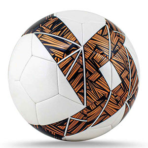 Ballon de football pakistanais personnalisé cousu à la machine, en plein air, en cuir PU, taille 5, ballons de football, vente en gros - Product Image 6