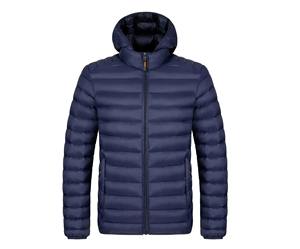Fashion Design Spring Customized Men's Hooded Puffer <b>Jacket</b> with Zipper Closure <b>Smart</b> Casual Latest Style - Product Image 3