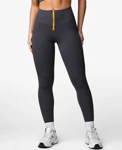 Wholesale High Quality 2 Piece Fitness Yoga Sets Long Sleeve with Jacket and <b>Legging</b> Yoga Set 2026 for Fitness Spandex / Nylon - Product Image 2