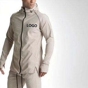 2026 New Design Long Sleeve Tracksuits Solid Color Men Windbreaker Suit Factory Cheap Price Men Windbreaker Suit - Product Image 6