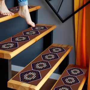 Tapis imprimé vintage, personnalisé, fait main, turc, Step, cadeau moderne, tapis Step - Product Image 1