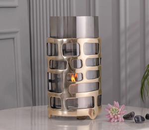 Portavelas de Cristal Floral Antiguo con Diseño de Rama de Lujo, Ecológico, Personalizado, Decoración Navideña para el Hogar, Centro de Mesa - Product Image 1