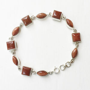 Bracelet Tennis Turquoise Plaqué Rhodium en Argent Sterling 925 Solide Bijoux Unisexe Tendance Faits à la Main - Product Image 2