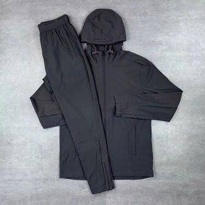mens casual sports windbreaker tracksuit jacket <b>pants</b> for running gym jogging outdoor training wear - Product Image 3