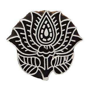 Sello de madera de castaño con diseños florales Retro Para decoración del hogar - Product Image 5