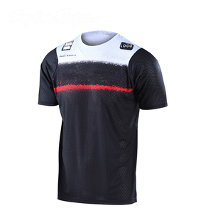 เสื้อยืดกีฬาแขนสั้นลำลองสำหรับผู้ชาย พิมพ์ลายโลโก้ด้านหน้า แห้งเร็ว ระบายอากาศ ป้องกันรังสียูวี ป้องกันผื่นแพ้ ลายพราง แขนเสื้อแบบพิเศษ สำหรับปั่นจักรยานเสือภูเขา - Product Image 3