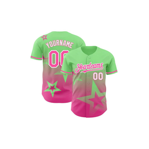 Camisetas de béisbol personalizadas al por mayor de nuevo diseño-Transpirable Impreso 100% Poliéster Nombres de equipos personalizados y servicio OEM - Product Image 6