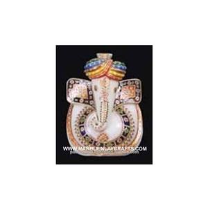 Estatua de mármol de God Ganesha Ji, hecha a mano - Product Image 1