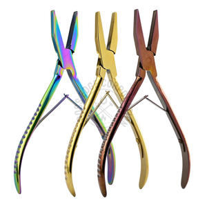 Pince à sertir en acier inoxydable de qualité supérieure, pince à extensions de cheveux, outil pour extensions de cheveux avec double ressort pour une utilisation fluide - Product Image 5