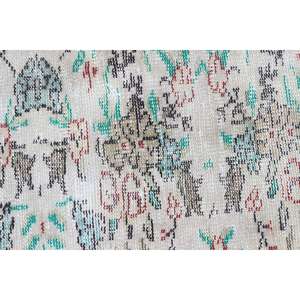 Alfombra Decorativa Vintage, Alfombra Turca de 3.4x6.5 pies, Alfombra Roja de Lana Sólida - Product Image 5