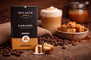 Cápsulas Compatibles con Cafeteras Italianas de Aluminio Occaffe, Caramelizadas, Caja de 10 Cápsulas en un Cartón para Café - Product Image 3