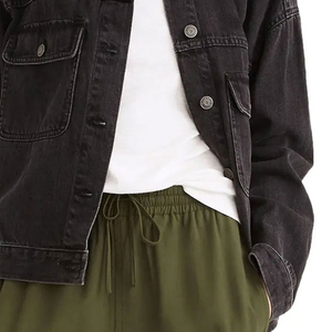 Chaqueta Vaquera Informal para Mujer, Nueva Llegada, Alta Calidad, Tejido Transpirable, Cuello Camisero, Cierre de Botones - Product Image 5