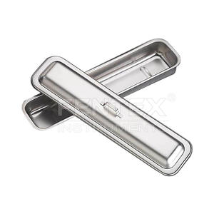 Bandeja para Catéter de Alta Calidad con Tapa, Acero Inoxidable 304, para Uso Veterinario, Quirúrgico, Médico y de Laboratorio - Product Image 3