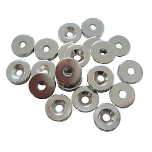 Imanes de Ndfeb personalizados de fábrica con orificio de avellanado/imán fuerte imán de copa de acero imán de olla redonda con orificio de tornillo - Product Image 5