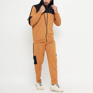 Ensemble survêtement pour homme personnalisé, style streetwear, deux pièces, 100% coton, séchage rapide, réfléchissant, vêtements de sport, veste de survêtement - Product Image 2