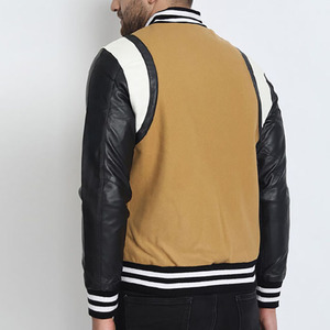 Personnalisé Nouveau Design Versity Vestes Pas Cher Prix 100% Polyester Polaire Varsity Bomber Baseball Veste Manteaux De Haute Qualité - Product Image 2