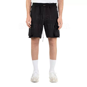 Short de survêtement cargo de haute qualité pour hommes sur mesure 100% coton solide High Street Style vente en ligne - Product Image 4