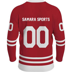 Camisetas de hockey sobre hielo de calidad internacional Popular Durable Jersey Hockey de secado rápido Camisa de hockey sobre hielo Sublimación completa por encargo - Product Image 2