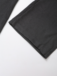 2025 automne nouveau femmes taille moyenne cravate droite décontracté respirant pantalon plat avant confortable élastique fermeture imprimer - Product Image 5