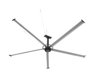 Ventilateur de plafond industriel HVLS de 16 pieds, 220V, triphasé, grand diamètre, pour entrepôts et usines - Product Image 2