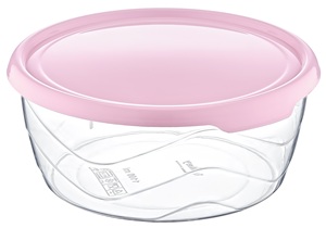 Contenedor de almacenamiento de tapa hermética redonda de 300ML, organizador de especias de plástico duradero para cocina y despensa, cuenco apilable - Product Image 4