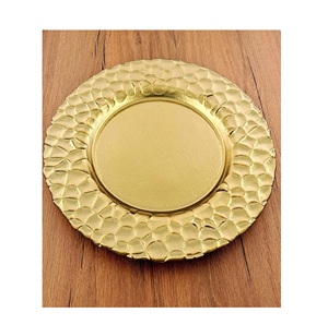 Cuivre rond en métal personnalisé pour plaque de chargeur plat de créateur martelé pour usage domestique - Product Image 5