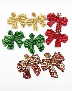 Mignon fantaisie artisanat perlé noël pain d'épice maison broderie balancent boucle d'oreille à la mode unisexe Premium choix Hiba entreprises - Product Image 5