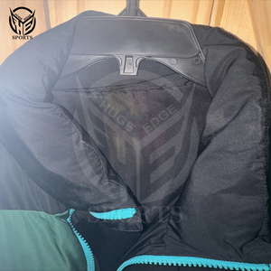 Chaqueta acolchada ligera para exteriores de diseño personalizado para hombre, fábrica al por mayor con ajustable - Product Image 4