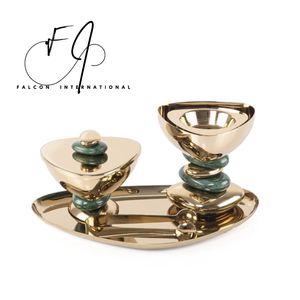 Bakhoor Incense <b>Burner</b> Stainless Steel Elegant Design <b>Silver</b> Color and Red Fancy Floral <b>Burner</b> Mabkhara - Product Image 6